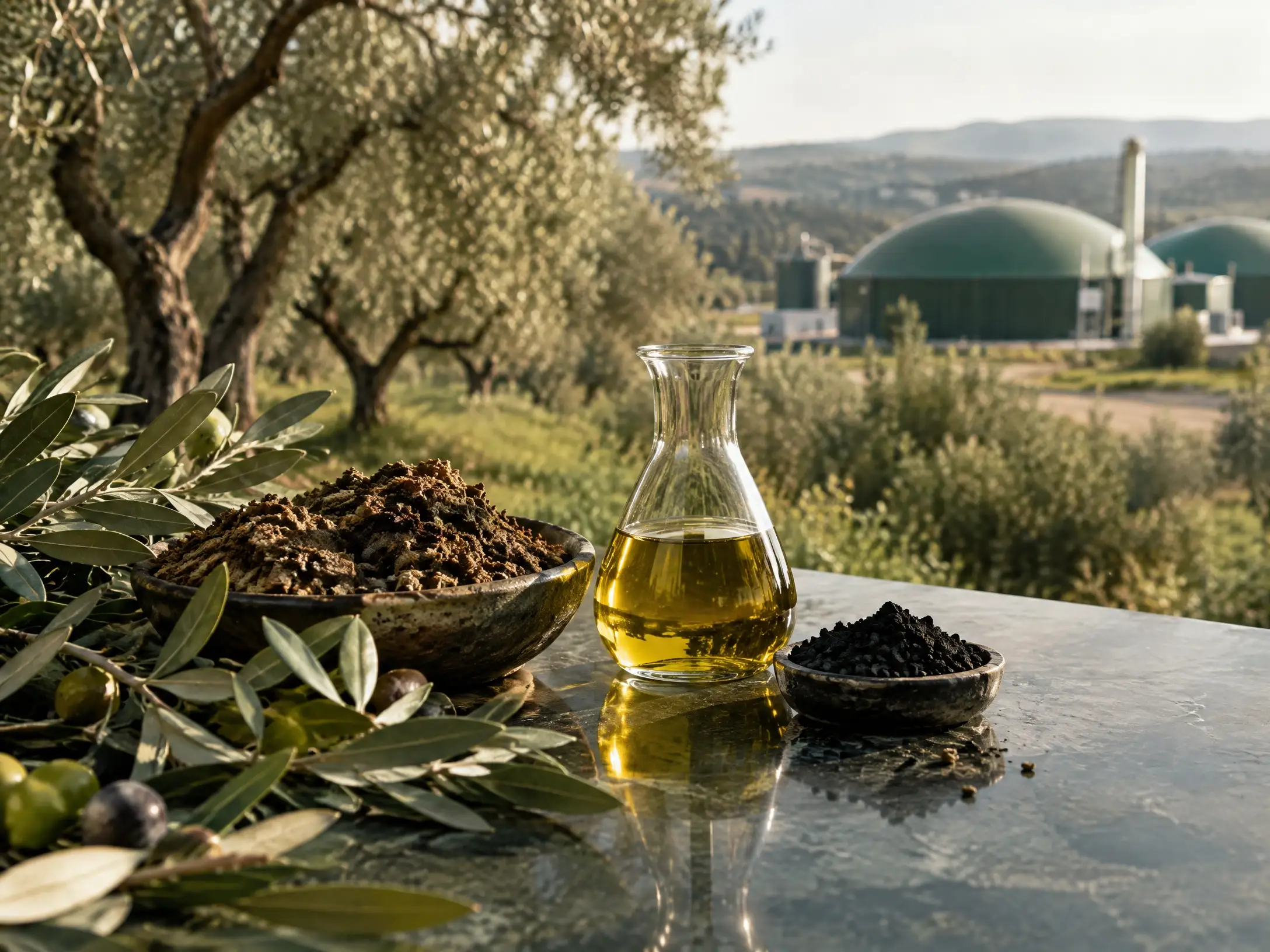 Αξιοποίηση παραπροϊόντων ελιάς και παραγωγή πράσινης ενέργειας